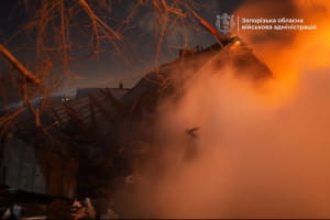 Противник атаковал Запорожье