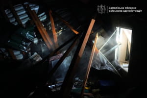 Противник атаковал Запорожье