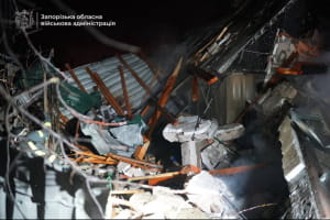 Противник атаковал Запорожье