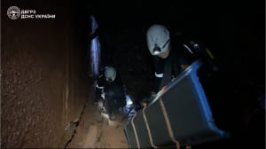 Спасение шахтёров из обесточенных шахт Кривого Рога