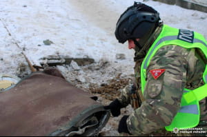 У Києві нешкодили нездетоновану бойову частину балістичної ракети
