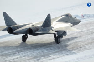 В россии продемонстрировали истребители Су-57