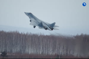 В россии продемонстрировали истребители Су-57