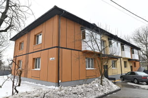 Відбудовані будинки у Бородянці