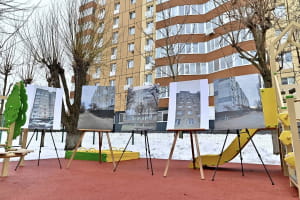 Відбудовані будинки у Бородянці