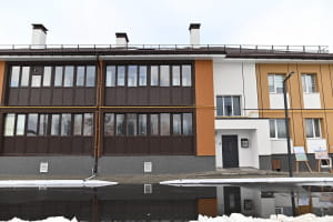 Відбудовані будинки у Бородянці