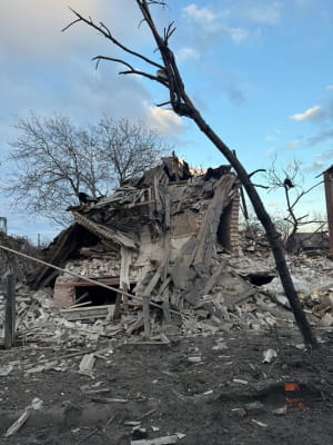 россия в очередной раз обстреляла мирное население Донецкой области