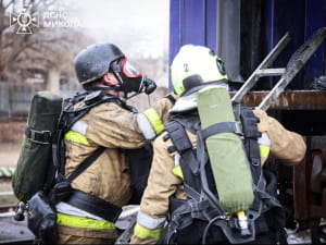 ДСНС, поїзд, пожежа