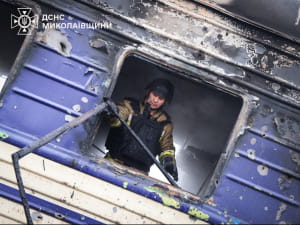 ДСНС, поїзд, пожежа