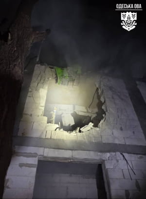 Пожар, обстрел, Одесса