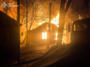 Обстрел, разрушения, пожар