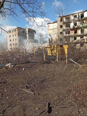 Наслідки російських обстрілів Донецької області