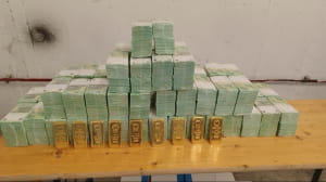 Конфискованные венграми украинские денежные средства и драгоценности