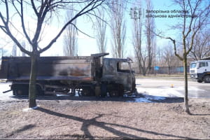 Последствия российского обстрела Запорожья