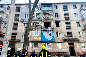 Наслідки вибуху в будинку Вільногірська