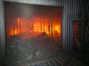 Послкдствия обстрелов в городе Бровары