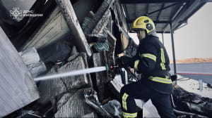 Масштабний пожежа в Київській області