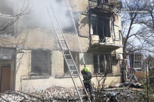 Наслідки ворожого обстрілу Дніпра