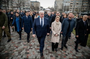 Візит Каї Каллас в Бучу