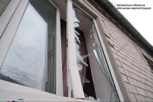 Наслідки удару росії по Запорізькому району
