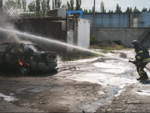 пожежа, ДСНС, обстріл, наслідки обстрілу