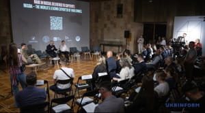 Дмитро Лубінець на презентації проєкту "Зроблено в Росії. Доставлено в полон"