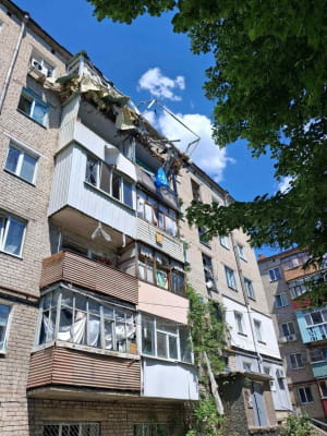 Наслідки атаки рф по Слов'янську, Донеччині