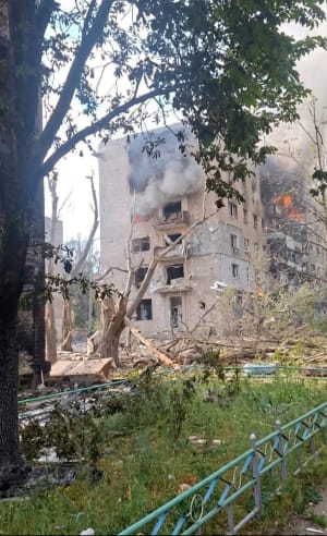 Наслідки атаки рф по Слов'янську, Донеччині
