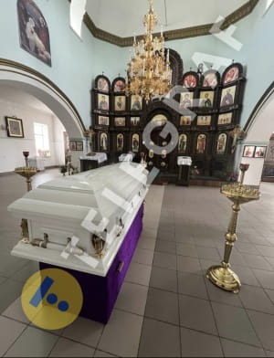 Фото з місця похорону