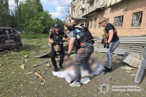 Наслідки ворожого удару по Краматорську 