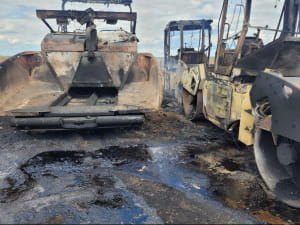 Наслідки російської атаки по дорожникам