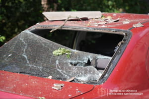 Наслідки удару рф по Запоріжжю 6.06