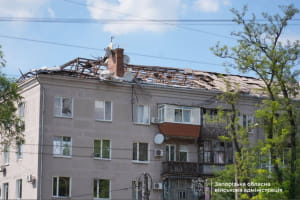 Наслідки удару рф по Запоріжжю 6.06