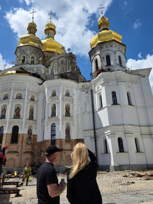 Києво-Печерська лавра після атаки РФ 15.06
