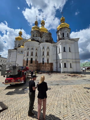 Києво-Печерська лавра після атаки РФ 15.06