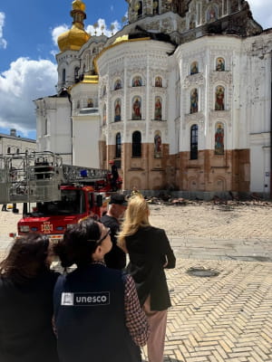 Києво-Печерська лавра після атаки РФ 15.06