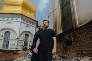 Володимир Зеленський відвідав Києво-Печерську лавру
