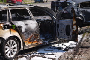 Наслідки обстрілу Запоріжжя 30.06