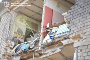 Наслідки обстрілу дитячого садку в Запоріжжі 30.06