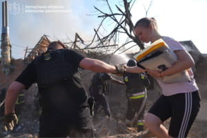 Наслідки обстрілу Запоріжжя 30.06