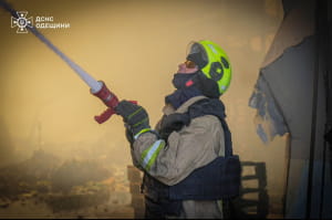Ліквідація удару по Одещині, ДСНС