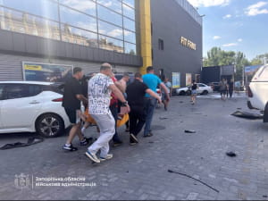 Наслідки удару по Запоріжжю 2.07