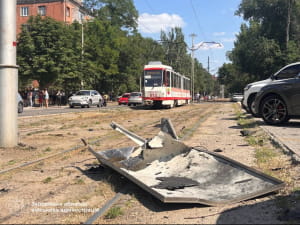 Наслідки удару по Запоріжжю 2.07