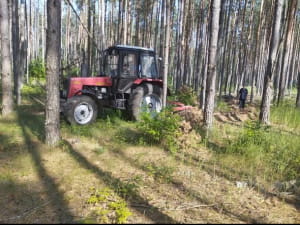 Пожежі у Чпрнобильській зоні. Фото ЧРЕБЗ, ДСП "Північна Пуща"