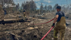 ликвидация крупномасштабных пожаров в Чернобыльской зоне