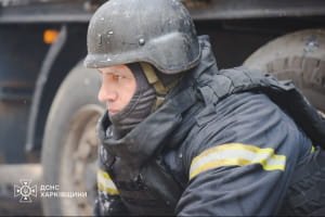 Ліквідація пожежі на підприємстві в Харкові, ДСНС