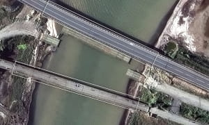 Мосты в Крыму после ударов ВСУ