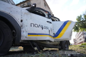 разрушения после попадания авиабомб по Запорожью 5.07