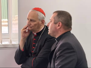 Маттео Дзуппі відвідує табір для утримання полонених військових російської армії