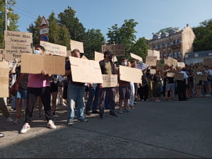 Акція протесту проти відставки Федорова